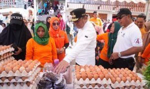 Pj Gubernur Sulsel Kunjungi Pasar Cekkeng, Stok dan Harga Pangan Stabil di Bulukumba