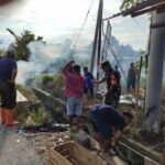 Karya Bakti TNI, Kodim 1403 Palopo Gelar Karya Bakti di Pasar Rakyat Lakawali Luwu Timur