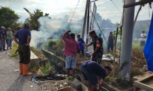 Karya Bakti TNI, Kodim 1403 Palopo Gelar Karya Bakti di Pasar Rakyat Lakawali Luwu Timur