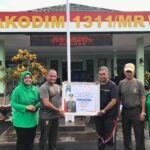 Jalin Silaturahmi, Kodim 1311 Morowali Gelar Olahraga Bersama Wartawan dan Bank BRI