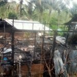 Diduga Korsleting Listrik, 2 Rumah di Seko Lutra Dilalap Api