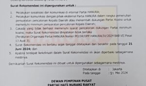 Hanura Terbitkan Rekomendasi untuk IAS Maju di Pilgub Sulsel