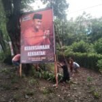 Warga Dukung FKJ, Ramai-ramai Pasang Baliho ‘Kebaikan Berlanjut’