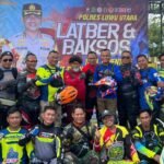 Kapolres Palopo Ikuti Baksos dan Latber Trail Adventure Polres Lutra