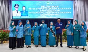 Hasnawati Asrul Lantik Ketua TP PKK Kecamatan Se-Palopo