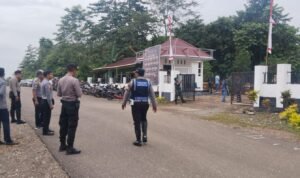 Polres Morowali Siagakan Personel Gabungan Amankan Pendaftaran Paslon Bupati dan Wakil Bupati ke KPU