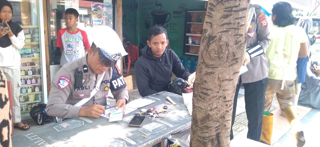 Operasi Keselamatan Pallawa yang memasuki hari ke-7 ini berlangsung di depan Mapolres Palopo, Minggu (16/2/2025). (ist)