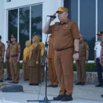 Sekretaris Daerah Kabupaten Asahan Pimpin Apel Gabungan Awal Pebruari 2025