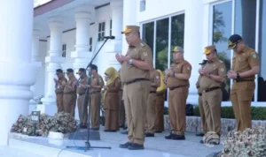 Bupati Asahan Pimpin Apel Perdana Awal Maret 2025