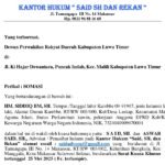 Siddiq Gugat SK Gubernur, Persoalkan Pencopotannya Sebagai Wakil Ketua I DPRD Luwu Timur