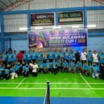 Kejuaraan Bulutangkis Open Sulawesi Bupati Cup I 2025 Resmi Bergulir di Luwu Timur