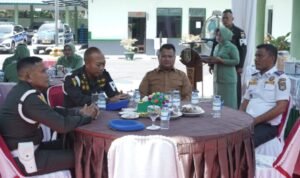 Perkuat Stabilitas Keamanan Wilayah, Wabup Asahan Sambut Kunker Dandenpom I/1 Pematang Siantar